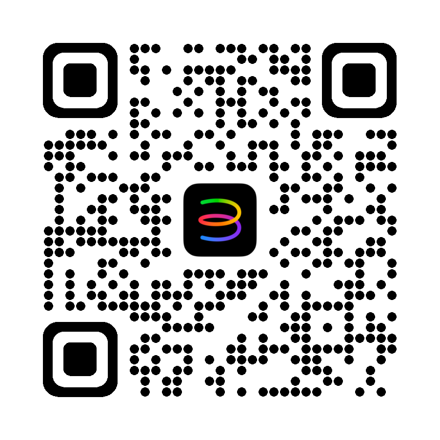 QR Code para baixar o aplicativo da Bipa