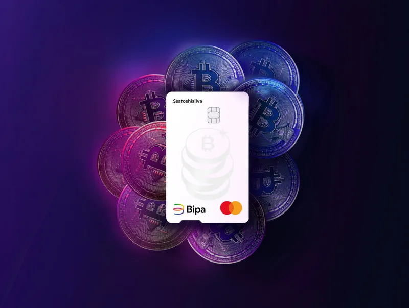 Cartão Bipa Mastercard: ganhe 0,5% de cashback em Bitcoin em todas as compras